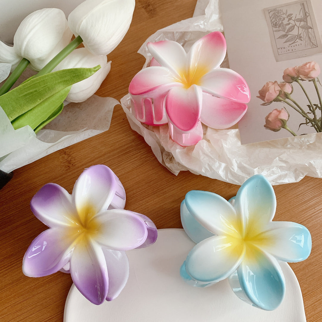 Colorful Floral Hair Clips
