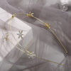 Six Pointed Star Single Row Diamond Hairband